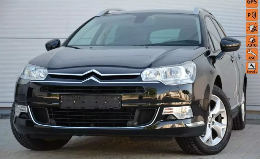 Citroen C5 Czarny Opłacony 2.0i 16V Serwis 139tys.km Skóra Navi 2xPdc Chrom zdjęcie 