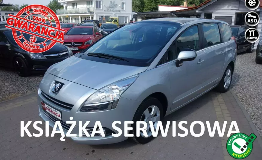 Peugeot 5008 1.6 THP 156KM Panorama Klimatyzacja Hak Gwarancja Zamiana zdjęcie 