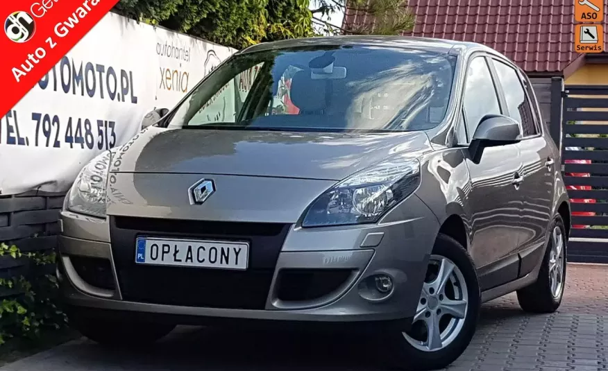 Renault Scenic 1.6 16V, Klimatronic, Tempomat, Grzane Fotele, Serwis, Jasny Środek zdjęcie 