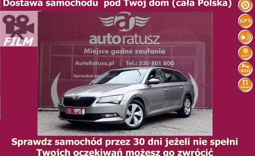 Skoda Superb Faktura Vat 23 automat Gwarancja 12 m-cy oryginał Navigacja zdjęcie 
