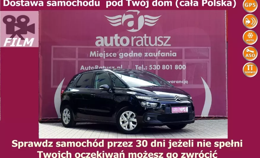Citroen C4 Picasso Faktura VAT 23% bezwypadkowy , , Panorama Gwarancja zdjęcie 