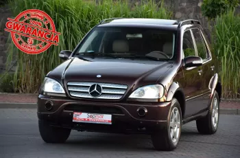 Mercedes ML 350 3.7 V6 235KM GAZ 2003r. SALON pakiet AMG Xenon Skóra