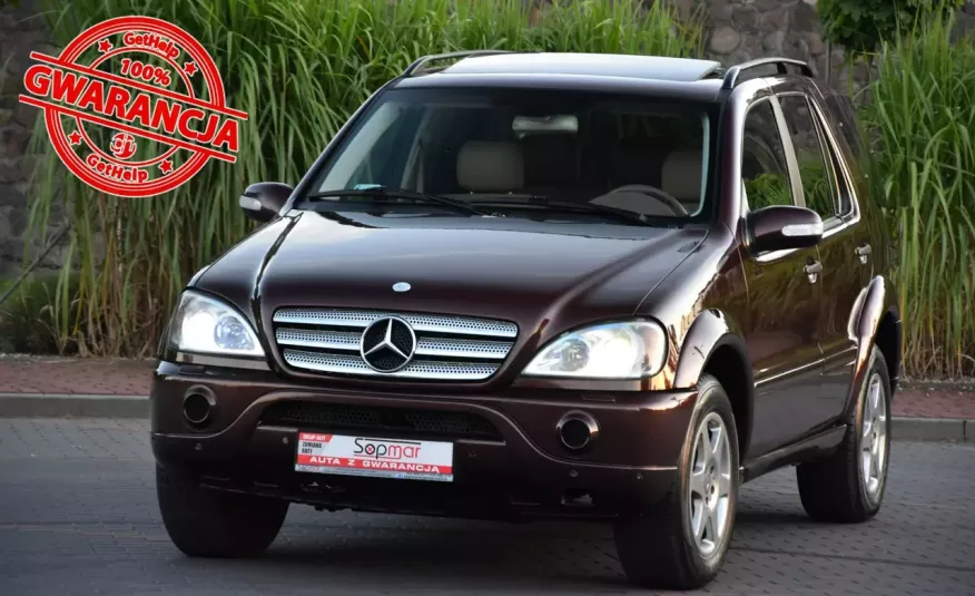Mercedes ML 350 3.7 V6 235KM GAZ 2003r. SALON pakiet AMG Xenon Skóra zdjęcie 