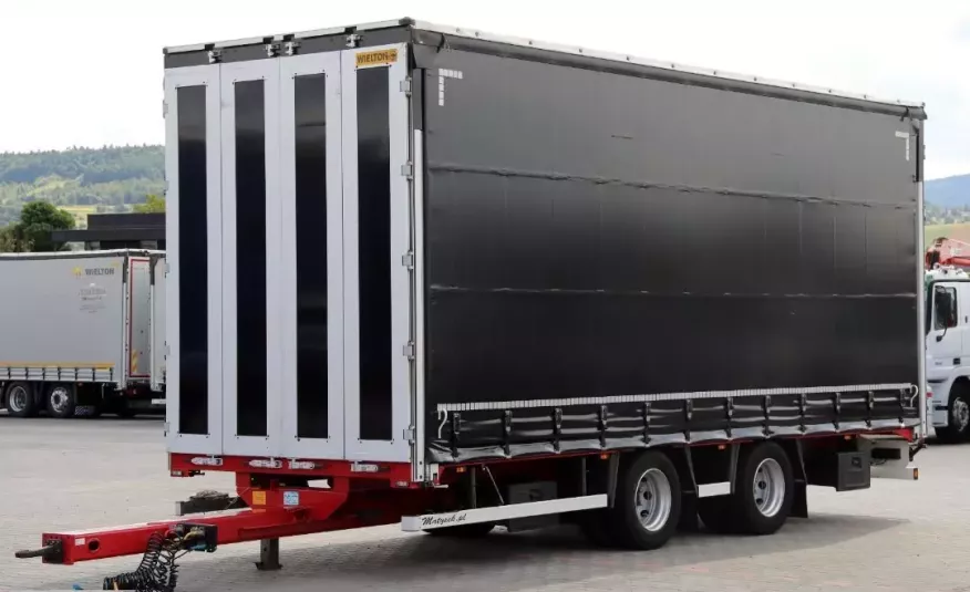 Wielton PRZYCZEPA TANDEM FIRANKA / 7.7 M / PRZEJAZDOWA / 2016 ROK / SAF / zdjęcie 