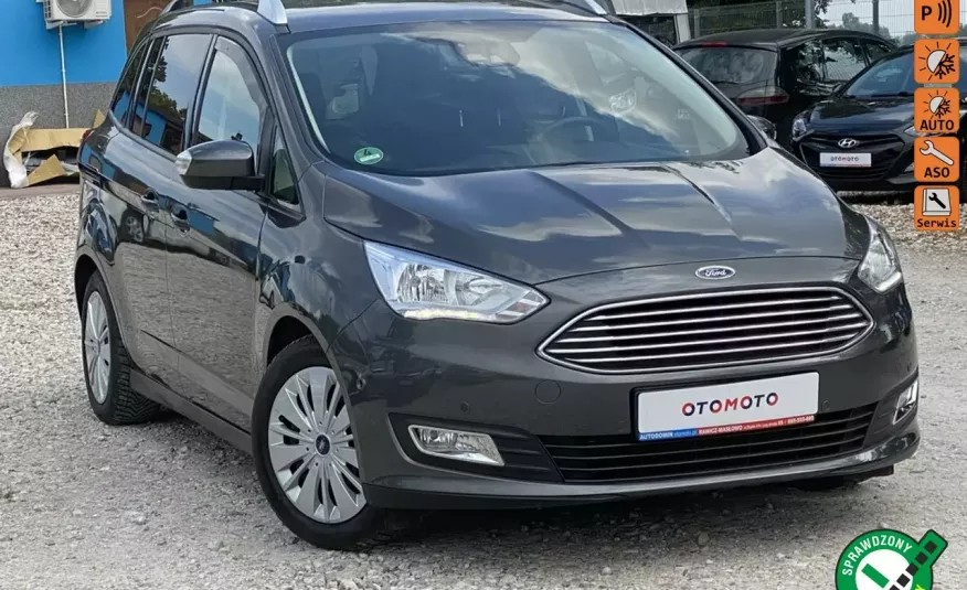 Ford Grand C-MAX Raty online, 1.6benz.7 osob, kamera, tylko 49tys km Gwarancja zdjęcie 