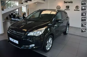 Ford Kuga Titanium, 4x4, Skóry, Navi, Podgrz. fotele, Sam parkuje, Alu, Tempomat