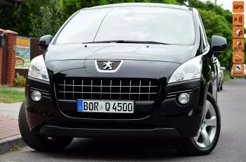 Peugeot 3008 Czarny Opłacony 1.6i Panorama Navi Serwis Klima Alu Gwarancja