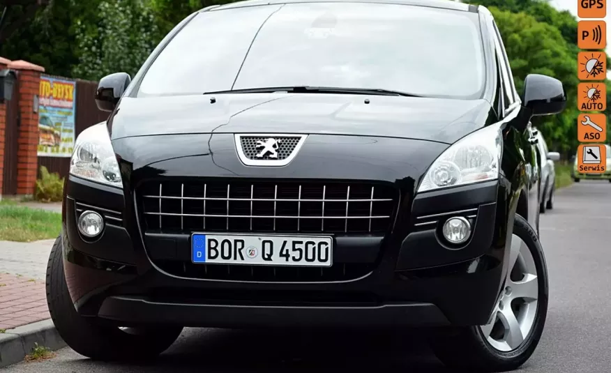 Peugeot 3008 Czarny Opłacony 1.6i Panorama Navi Serwis Klima Alu Gwarancja zdjęcie 