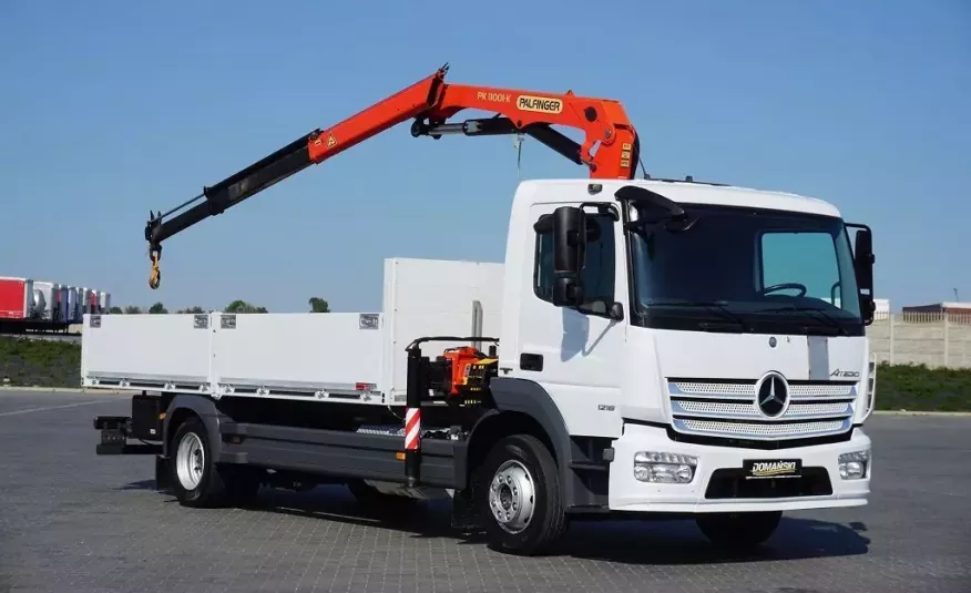 Mercedes / ATEGO / 1218 / EURO 6 / SKRZYNIOWY + HDS / PALFINGER PK 11001 zdjęcie 