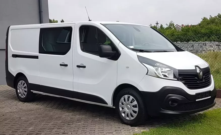 Renault Trafic 6 OSÓB L2H1 ZABUDOWA WARSZTATOWA DŁUGI BRYGADÓWKA KLIMA KRAJOWY zdjęcie 