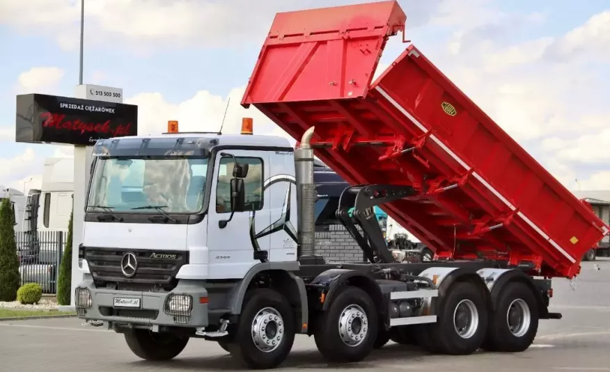 Mercedes ACTROS 4144 / WYWROTKA / 8 X 4 / HYDROBURTA / MEILLER KIPPER zdjęcie 