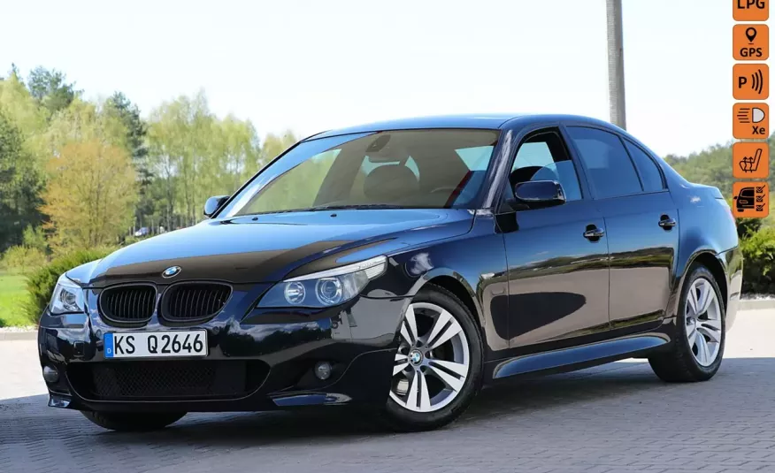 BMW 530 M-PAKIET 218KM GAZ Xenon Navi Skóry El.Fotele Komforty Tempomat Niemcy zdjęcie 