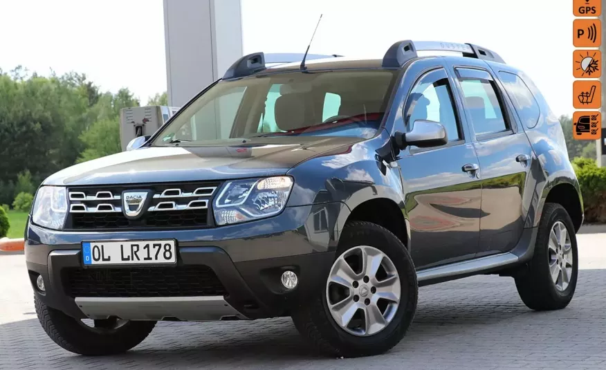 Dacia Duster 125KM Navi Skóry Klima Pdc Tempomat Podgrze.Fotele Aux Lift Niemcy zdjęcie 