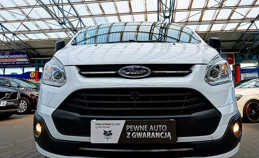 Ford Transit Custom 3 Lata GWARANCJA I-wł Kraj Bezwypadkowy 9-osobowy AUTOMAT FV23% zdjęcie 