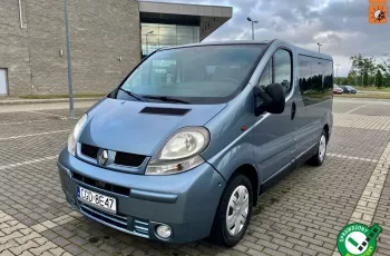 Renault Trafic 1.9 dci 1wł.9os. kamper, klimatyzacja 2x, dvd, lożko rok gwarancji