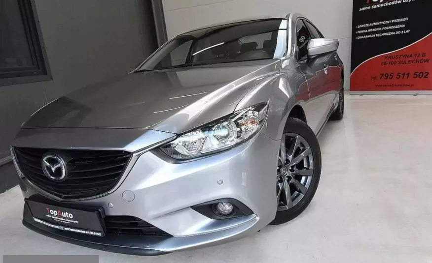 Mazda 6 2.0 i navi GWARANCJA bezwypadkowa PERFEKCYJNA zdjęcie 