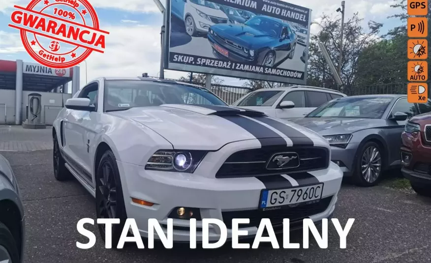 Ford Mustang 3.7 V6 305 KM, Klima Automatyczna, Navi, Bluetooth, Xenon, LED, Skóra zdjęcie 