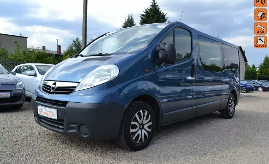 Opel Vivaro 9 osobowy Klimatyzacja Zarejestrowany 2008r Podgrz. Fotele zdjęcie 