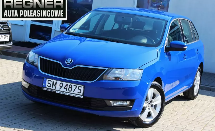 Skoda RAPID Ambition Spaceback 95KM TSI SalonPL FV23% ASO 1WŁ LED Gwarancja zdjęcie 