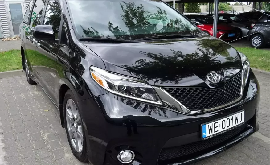 Toyota Sienna 3.5 V6 266KM wersja SE, FV23% zdjęcie 
