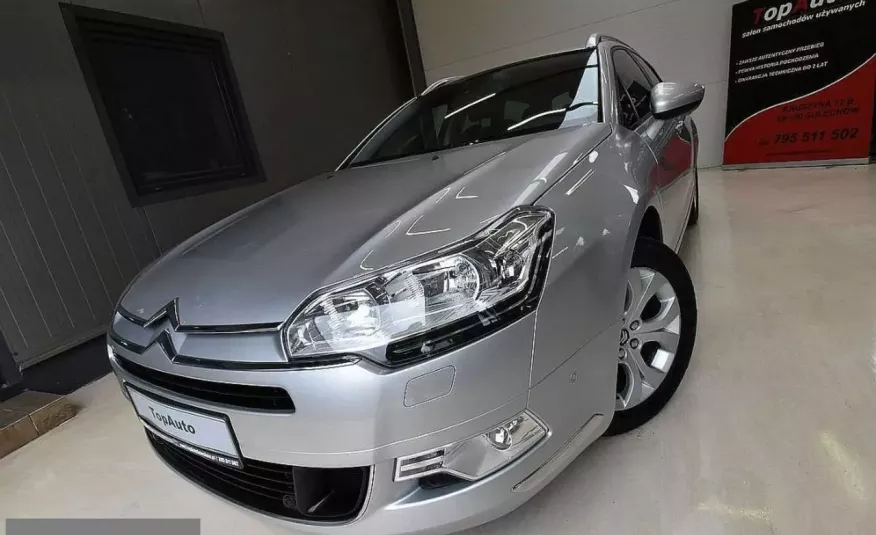 Citroen C5 2.0 HDI 140KM NAVI manual LED tylko 108 000km film zdjęcie 