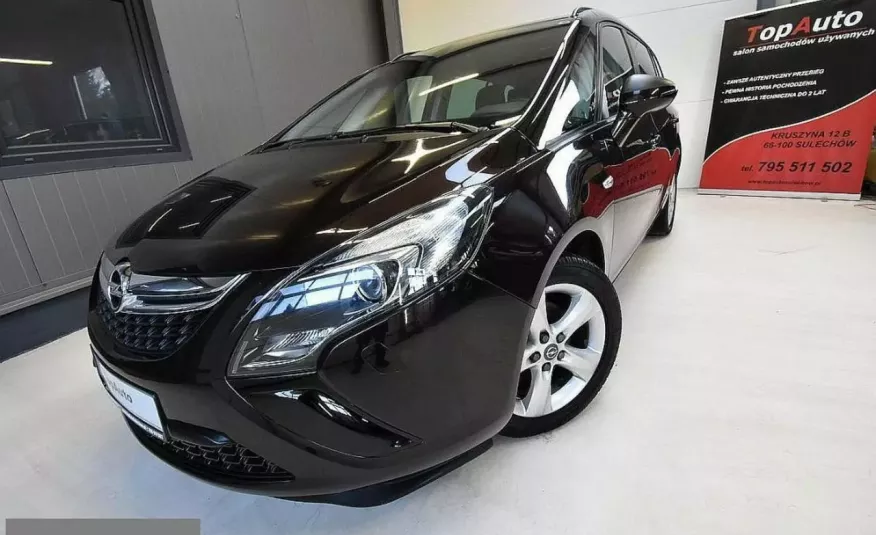 Opel Zafira 1.4 T 140KM GWARANCJA fabryczny lakier PO OPŁATACH 125000 km film zdjęcie 