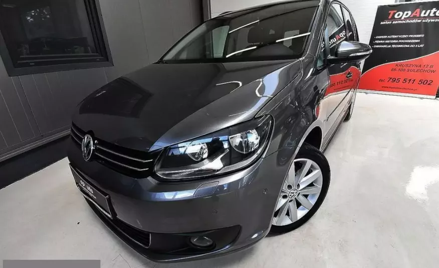 Volkswagen Touran DSG 2.0 TDI oryginalny przebieg bezwypadkowy film zdjęcie 