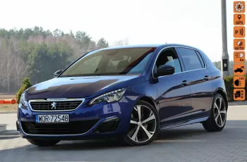 Peugeot 308 GT 181KM Kamera Navi FULL Led Alcantary F1 Pdc Tempomat Sensory FULL