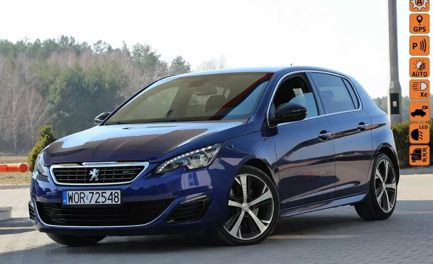 Peugeot 308 GT 181KM Kamera Navi FULL Led Alcantary F1 Pdc Tempomat Sensory FULL zdjęcie 
