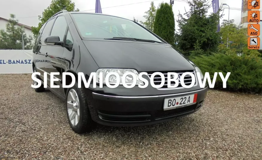 Volkswagen Sharan Bezwypadkowy .7 osobowy , wyposażony , Navi , gwarancja przebiegu, serwis zdjęcie 