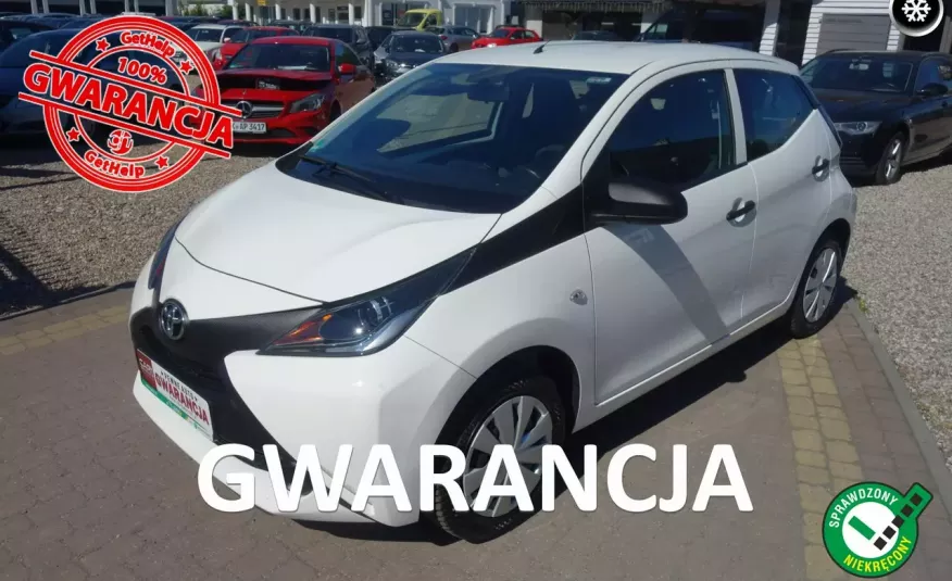 Toyota Aygo 1.0 69KM 2017r 30tys km Led Klimatyzacja Dotykowe radio ISOFIX Zamiana zdjęcie 