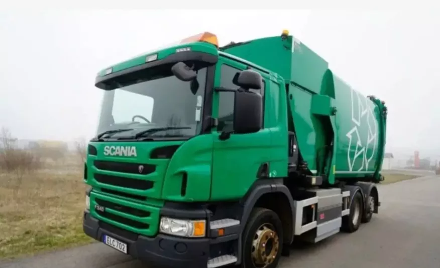 P340 Scania p340 Śmieciarka na gaz 6x2 zdjęcie 