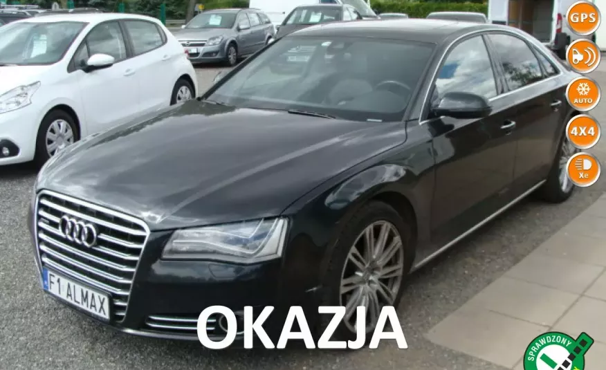 Audi A8 3.0 TDI 250 kM Full opcja zdjęcie 