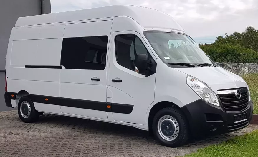 Opel Movano MASTER 6 OSÓB L3H3 KLIMA DŁUGI WYSOKI TEMPOMAT BRYGADÓWKA zdjęcie 