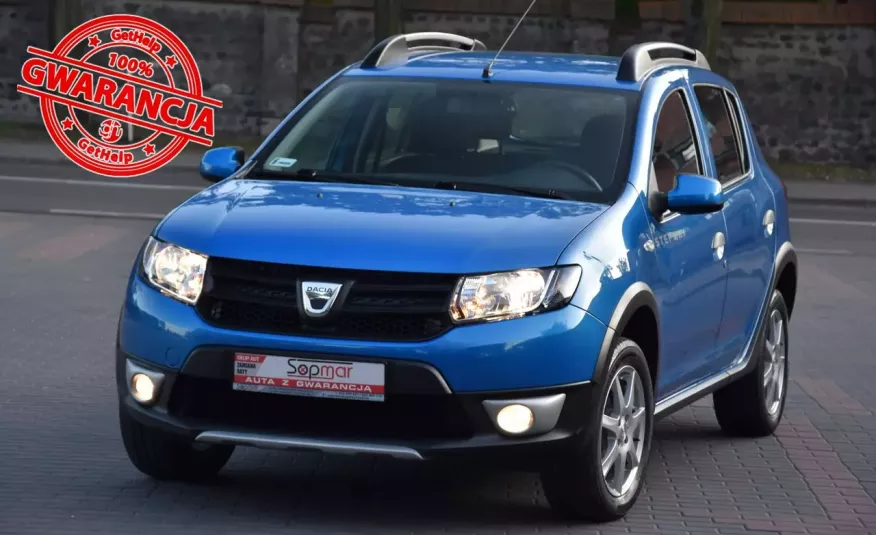 Dacia Sandero Stepway 0.9TCe 90KM 2014r. Polski SALON Iwł. 139tkm KLIMA zdjęcie 