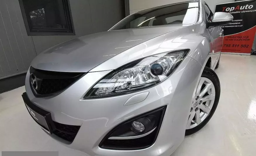 Mazda 6 lift 2.0 16V po opłatach AUTENTYCZNY PRZEBIEG gwarancja FILM zdjęcie 