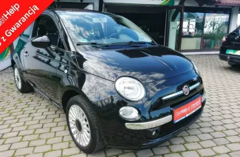 Fiat 500 Wersja Lounge 1.2 8V + bezwypadkowy + szklany dach