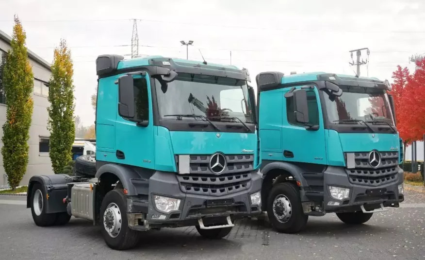 Mercedes Arocs 1843 , E6 , 4x4 , hydrodrive , hydraulika do wywrotki / kipra , dołączany napęd , retarder , kabina sypialna , duże koła ,  budowlany 4x4 , koń 4x4 zdjęcie 
