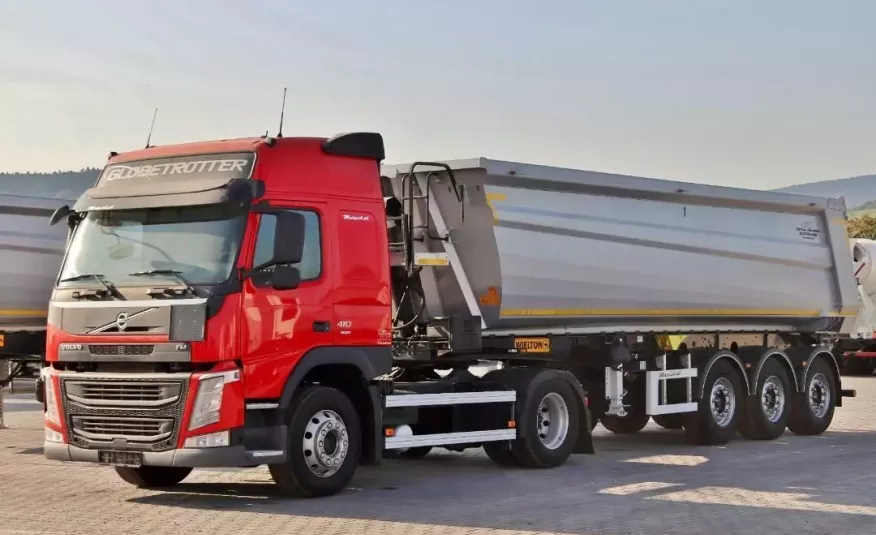 Volvo FM 410 + WYWROTKA WIELTON 34 M3 / WAGA ZESTAWU: 11300 KG / EURO 6 / zdjęcie 