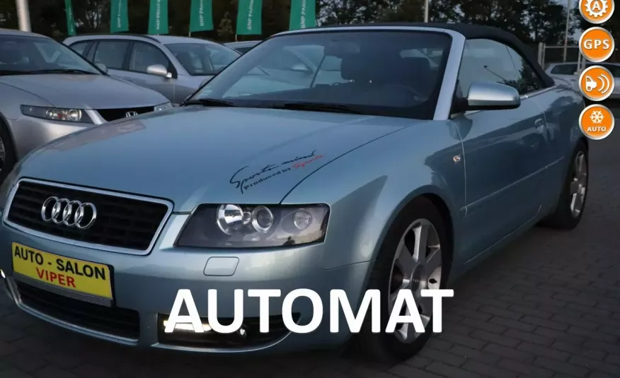 Audi A4 cabrio, navi, klima, skóra, AUTOMAT, ZAREJESTROWANY zdjęcie 