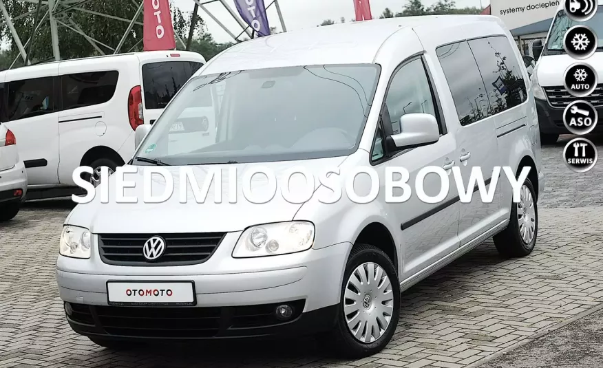 Volkswagen Caddy 2.0 TDI MAXI I Lift Tempomat 7 Osobowy Z Niemiec TOP STAN zdjęcie 