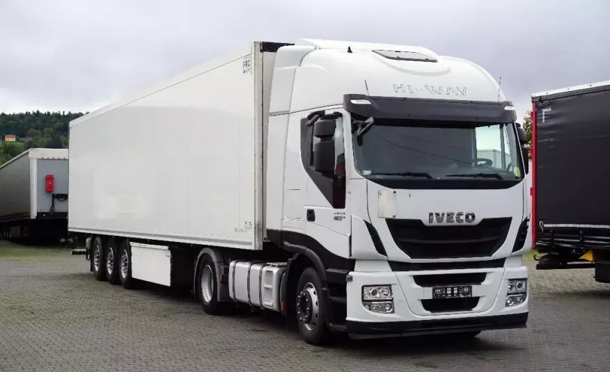 Iveco STRALIS HI WAY 460 / E6 / ZESTAW Z CHŁODNIA KRONE / zdjęcie 
