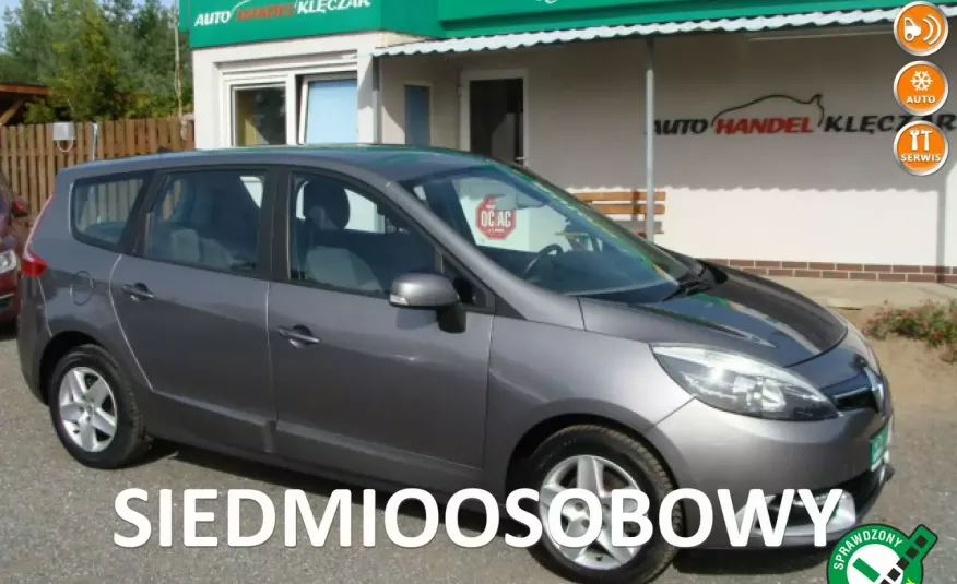 Renault Grand Scenic Nawigacja, tempomat, śliczny, 7-mio osobowy zdjęcie 