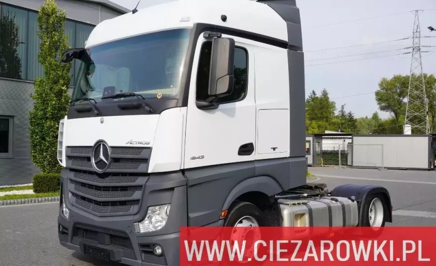 Mercedes Actros 1843 , E6 , 4x2 , Low Deck/Mega , po serwisie , NOWY RETARDER , SPRZEGŁO , StreamSpace 2, 5m , ACC , asystenty , serwis ASO , lodówka , spoilery ,  , koń , Euro 6 zdjęcie 