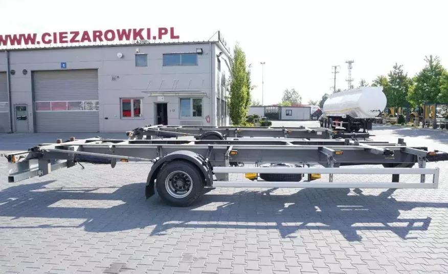 ACKERMANN Z-EAF 11/7 , BDF , podwozie wymienne , dmc 11.000kg , rama 7.2m , osie BPW , zawieszenie pneuamtyczne , jak nowa , 2 sztuki , przyczepa BDF , kontener , zabudowa , podwozie zdjęcie 