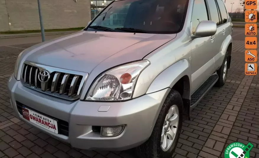 Toyota Land Cruiser 3.0 d4d 173KM automat 4x4.7 osobowy.2x dvd, navi, serwis, gwarancja 1 rok zdjęcie 