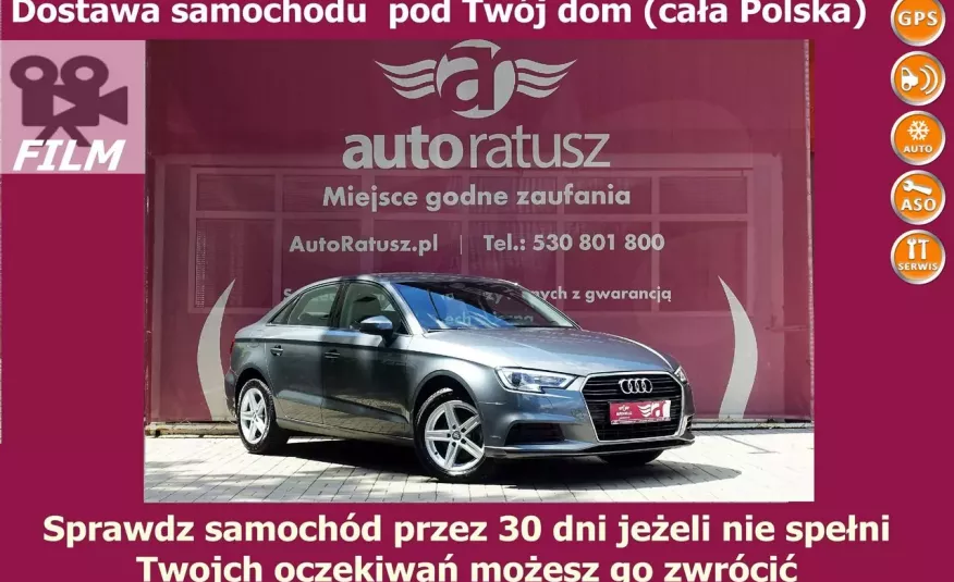 Audi A3 sedan Faktura Vat 23 Gwarancja 12 m-cy Navigacja oryginał zdjęcie 