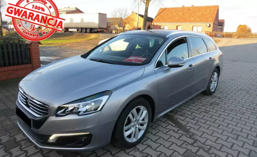 Peugeot 508 SW 1.6 HDi 120 Nawigacja Automat Panorama 1 rejest. 04.2017 r zdjęcie 