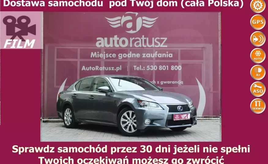 Lexus GS FV VAT 23%, Napęd hybrydowy, Bezwypadkowy, , GWARANCJA zdjęcie 