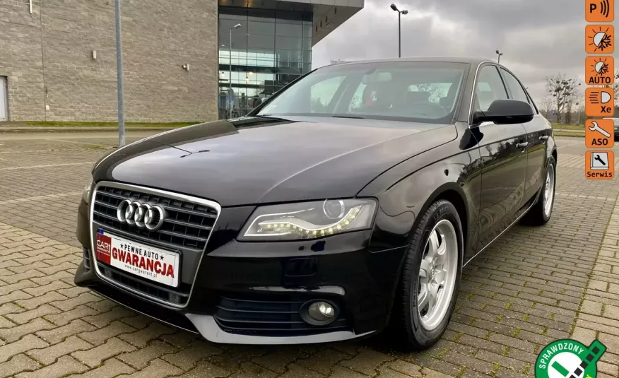 Audi A4 2.0tdi kamera ledy xenon navi+dvd skóra 1wł gwarancja bezwypadkowy zdjęcie 
